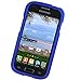 Samsung Galaxy Ace Style S765C Blue Hard Case Snap On Rubberized Protector Cover