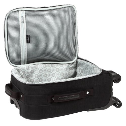 Kipling Luggage Yubin 55 Spin Prt, Black, One Size