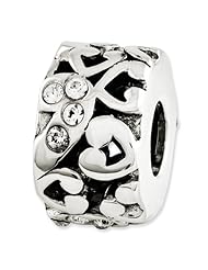 Sterling Silver Reflections Swarovski Elements Bead