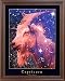 Capricorn Goat Zodiac Stars Astrology Picture Framed Art Print