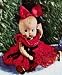 DOLL IN A RED DRESS ... A Vintage 1951 Crochet Pattern... Kindle e-Book Download (crocheted dolly toy girls kids children)