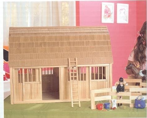 Deluxe Wood Stable with Accessories