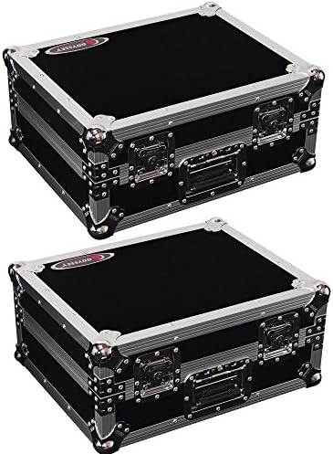 Odyssey Technics 1200 Style Turntable Case, for Numark/ Stanton (2 Pack) FZ1200