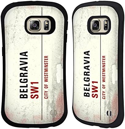 Official City Of Westminster Belgravia Vintage Street Signs Hybrid Case for Samsung Galaxy S6 edge+ / Plus