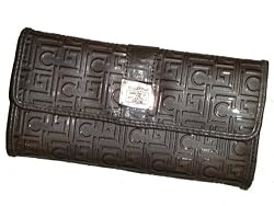 Women's Liz Claiborne Checkbook Wallet Available in Silver & Bronze