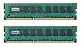 BUFFALO PC3-10600(DDR3-1333)対応 240Pin DDR3 SDRAM DIMM with ECC 2GB 2枚組 D3E1333-2GX2