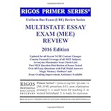 rigos primer series uniform bar exam ube review series multistate essay exam 2016 edition