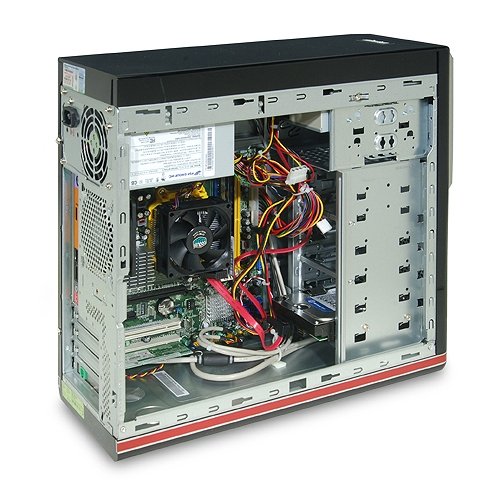 Gateway DX4200-09 - Tower - 1 x Phenom X4 9100e / 1.8 GHz - RAM 4 GB - HDD 1 x 640 GB - DVD?RW / DVD-RAM - Radeon HD 3200 - Mdm - Gigabit Ethernet - Vista Home Premium 64-bit - Monitor : none