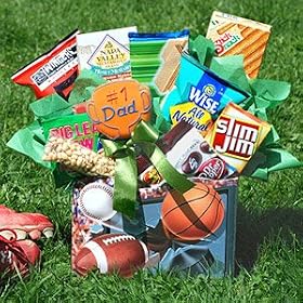 Sports Fan Gametime Snack Box - Great Gift for the Man in Your Life