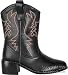 Child's Black Cowboy Costume Boots (Size: Medium 13-1)