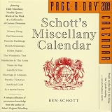 Schott's Miscellany 2009 Calendar (Page-A-Day Calendars)