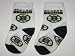 BOSTON BRUINS Team Logo Cotton BABY BOOTIES