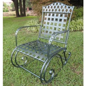 International Caravan Milano Wrought Rocking Chair
