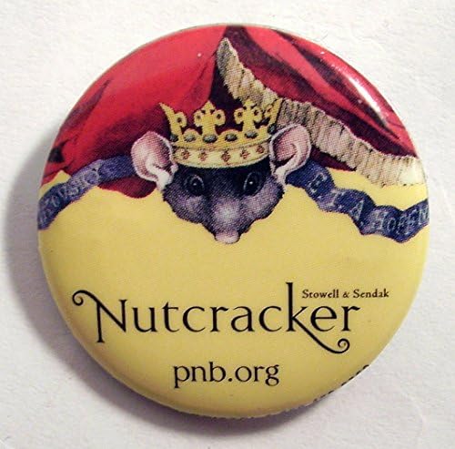 Maurice Sendak & Stowell Pacific Northwest Ballet NUTCRACKER Pinbacks Set of 3 pnb.org