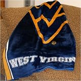 West Virginia Mountaineers Stripes Series Royal Plush Blanket Throw