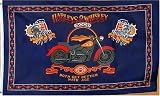 Harley and Whiskey Flag - 3 foot by 5 foot Polyester (NEW)