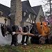 Inflatable Halloween Grim Reaper & Pumpkin Carriage - Grandin Road