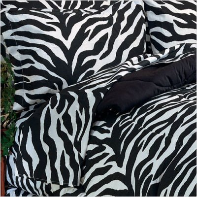 Zebra Waterbed Sheet Set Size: King