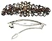 Large Crystal Barrette OR86800-1dark
