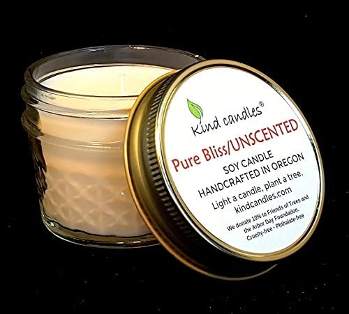 Pure Bliss/Unscented soy container candle