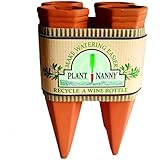 Plant Nanny 6051 4 Count Wine Bottle Stake Set