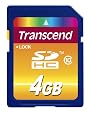 Transcend - Flash memory card - 4 GB - Class 10 - SDHC