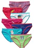 Old Navy Girls Patterned Bikini Underwear 7-Packs