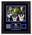 Jimmie Johnson 2008 Homestead-Miami Speedway Championship 8x10 Photograph with Race Used Tire Piece and Piece of Green Starting Flag - LE of 148