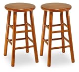 FTS - Counter Stool wit Swivel Seat 24 inches-2- piece set 136-121-19