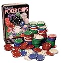 Professional Poker Chips In Tin