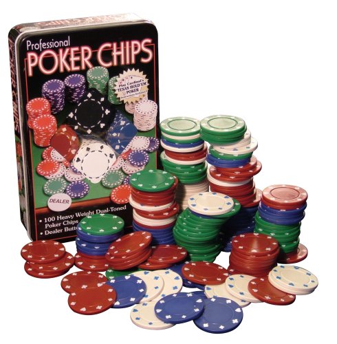 Professional Poker Chips In Tin