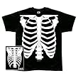 Skeleton Glow In The Dark Costume T-Shirt
