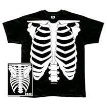 Skeleton Glow In The Dark Costume T-Shirt