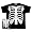 Skeleton Glow In The Dark Costume T-Shirt - XX-Large