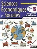 Revue Fernand Nathan  / Sciences Economiques et Sociales Term ES : Obligatoire et spécialité