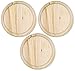 3-Pack - Darice 9179-65 Wooden Round Plaque, 7-inch