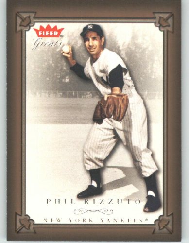 2004 Fleer Greats of the Game #18 Phil Rizzuto - New York Yankees (Baseball Cards)