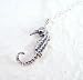 Sterling Silver Seahorse Necklace