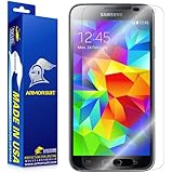 ArmorSuit MilitaryShield - Samsung Galaxy S5 Screen Protector Anti-Bubble Ultra HD - Extreme Clarity & Touch Responsive Shield with Lifetime Free Replacements - Retail Packaging