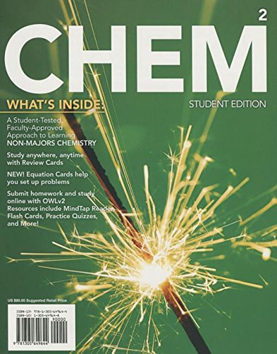CHEM2: Chemistry in Your World (with LMS Integrated OWLv2 Printed Access Card with MindTap Reader (24 months)) (New, Engaging Titles from 4LTR Press), by John L. Hogg CHEM2: Chemistry in Your World (with LMS Integrated OWLv2 Printed Access Card with MindTap Reader (24 months)) (New, Engaging Titles from 4LTR Press), by John L. Hogg