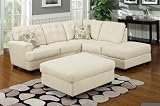 2pcs Modern Sectional Fabric Sofa, #BQ-KS2098P1