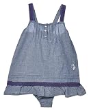 Baby Phat "Chambray Pleat" Dress with Diaper Cover