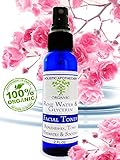 ORGANIC Rose Hydrosol (Rosewater) & Glycerin Mist Face Toner Anti Age Regenerating Natural Hydrator