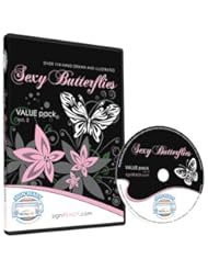 Software: Butterflies/Butterfly Clipart-Vinyl Cutter Plotter Clip Art Images-Sign Design Vector Art Graphics CD-ROM (Volume 2) - Sign Ready Vector Art