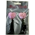 Pink Nipple Tassels Heart Sequin Pattie Tassles