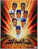 300 Win Poster With 8 Autographs, Unframed (Artist Proof)