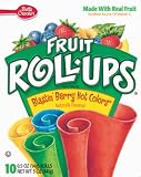 Fruit Roll Crazy Colors, 0.5-Ounce Packets (Pack of 96)