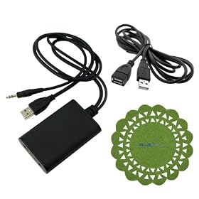GTMax PC USB 2.0 to HDMI Audio Video 1080P Extender Converter Adapter With 3.5mm Audio Cable + 6FT USB 2.0 A Extension Cable (M/F) with *Cup Pad*