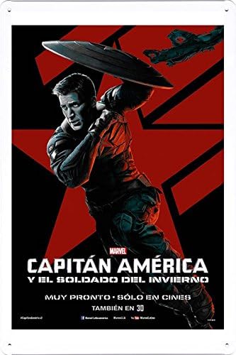 Metal Plate Movie Theater Decor Tin Sign Poster Wall Art (GAS-MFL0238) by Global Animal Sign 20x30cm