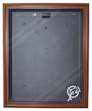 NFL Miami Dolphins Cabinet Style Jersey Display, Brown